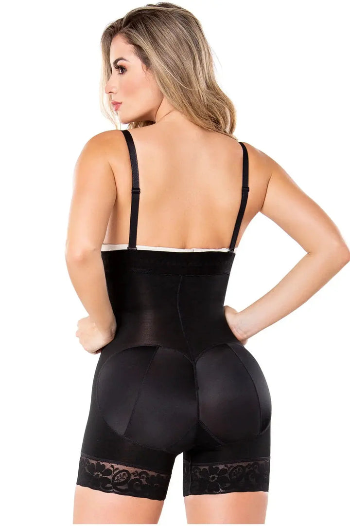 Diane & Geordi 002407 | Women's Strapless Bodysuit Tummy Control Shapewear | Colombian Pospartum Girdle | Powernet Siluets