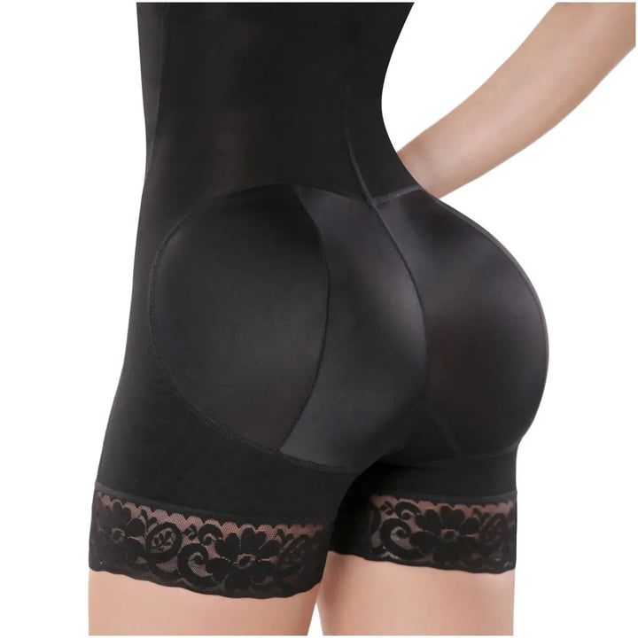 Diane & Geordi 2396 | Open Bust Mid Thigh Postpartum Compression Shapewear | Girdle after Pregnancy & Butt Lifting Body Shaper for Daily Use | Powernet Siluets