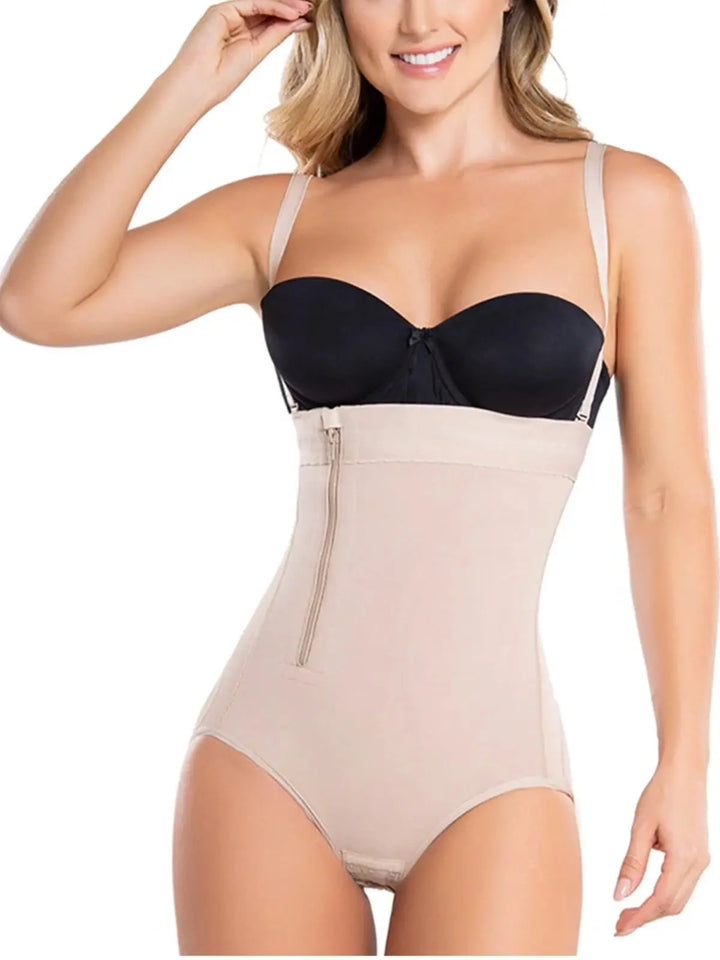 Diane & Geordi 2405F | Strapless Butt Lifting Shapewear Bodysuit | Postpartum Girdle | Powernet Siluets