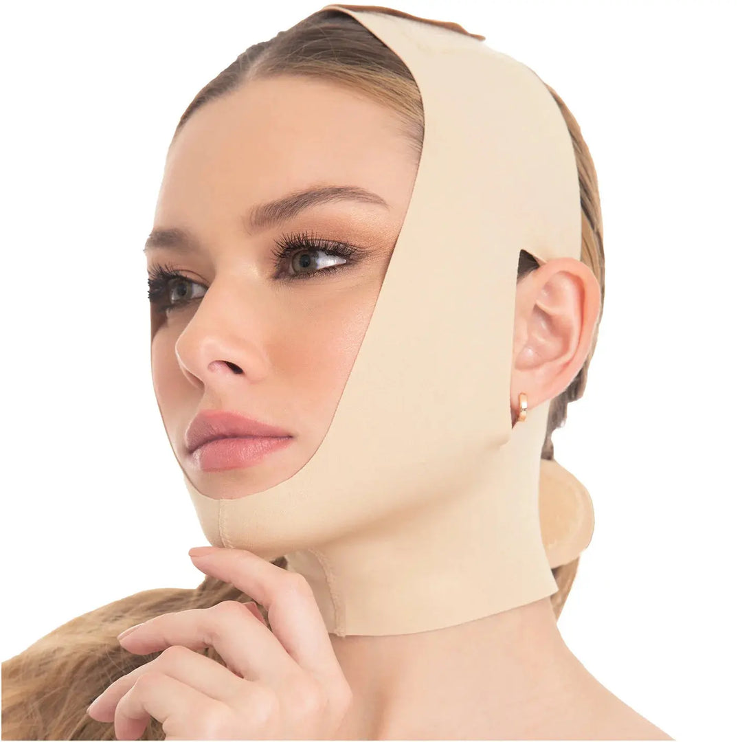 Fajas MYD 0810 | Fajas Colombianas Post-Surgical Chin Compression Strap – High Compression Siluets