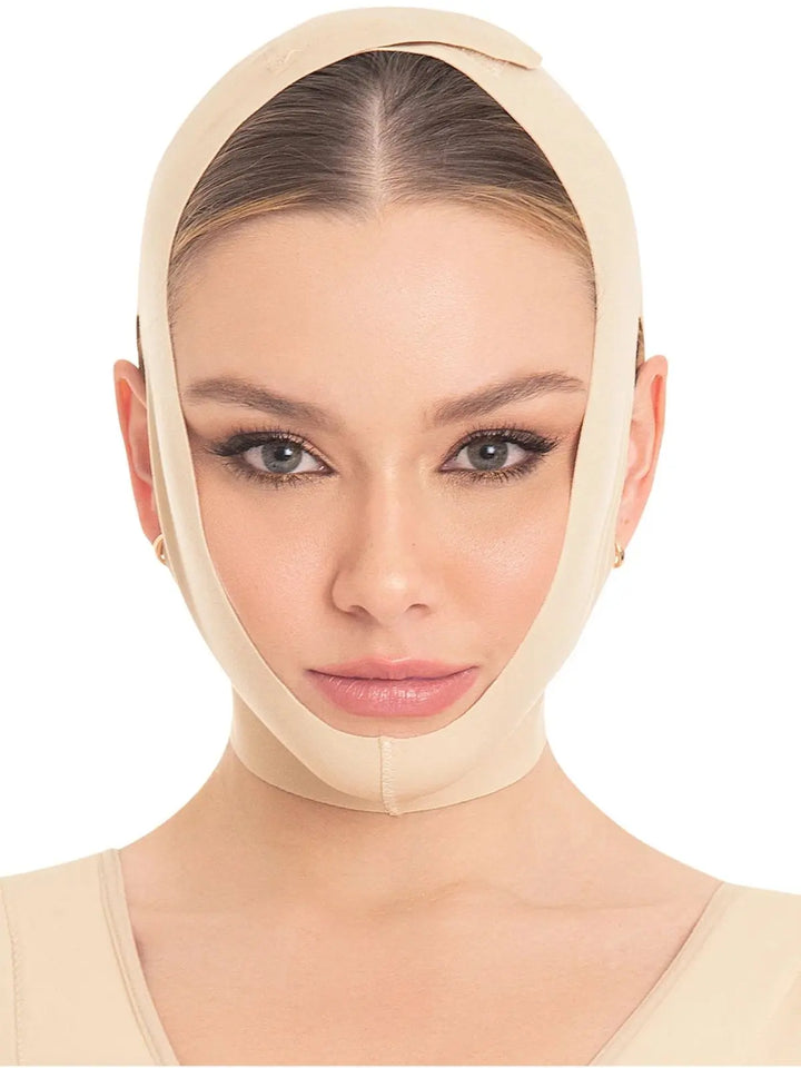 Fajas MYD 0810 | Fajas Colombianas Post-Surgical Chin Compression Strap – High Compression Siluets