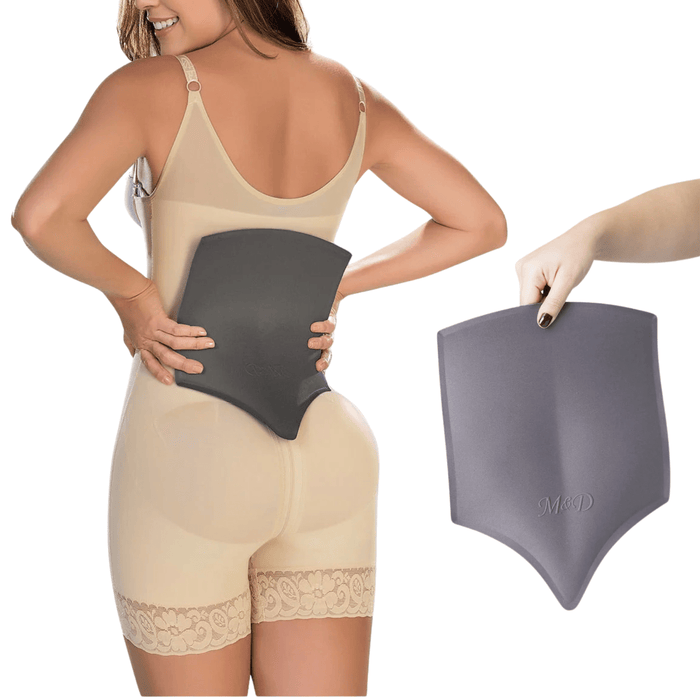 Fajas MYD MLE 003 Lumbar Board for BBL & Lipo recovery. Provides targeted compression, prevents swelling, and supports post - surgery shapewear comfort. - Colombian Shapewear | Siluets