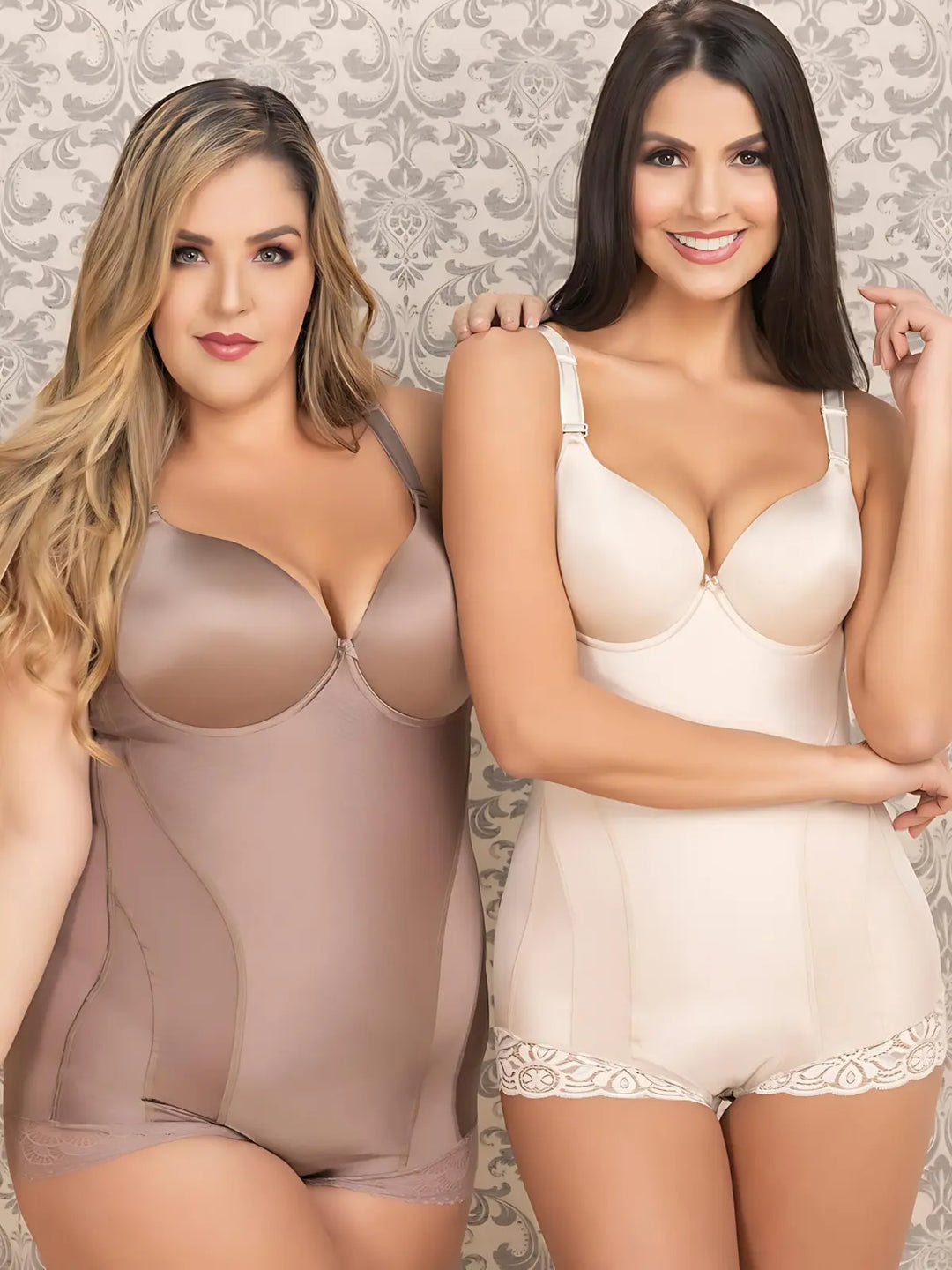 Firm Compression Body Shaper with Contouring Bra and Hook & Eye Closure | Targeted Support | Made in Colombia Siluets