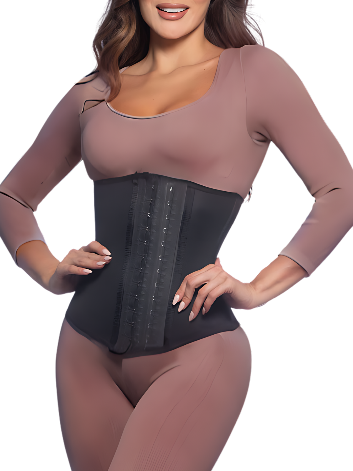 High Compression Waist Cincher with Double Lining and 100 Natural Latex