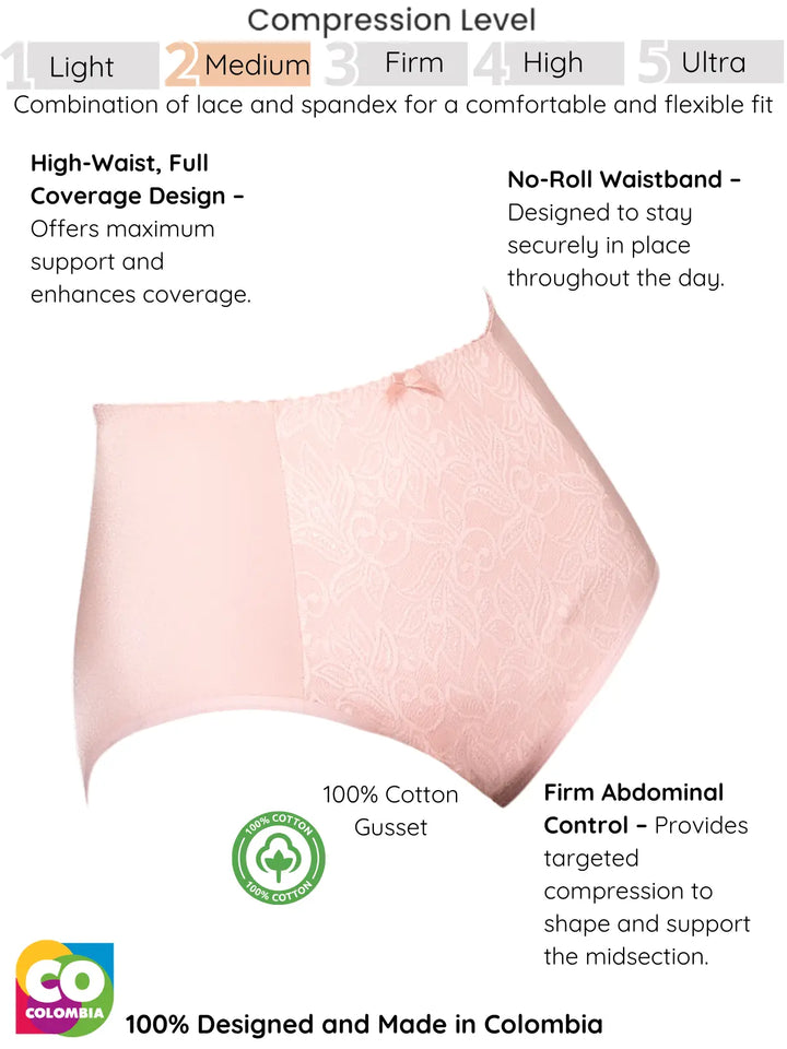 High-Waist Tummy Control Lace Panties – Achieve a Smooth, Confident Look with All-Day Comfort Siluets