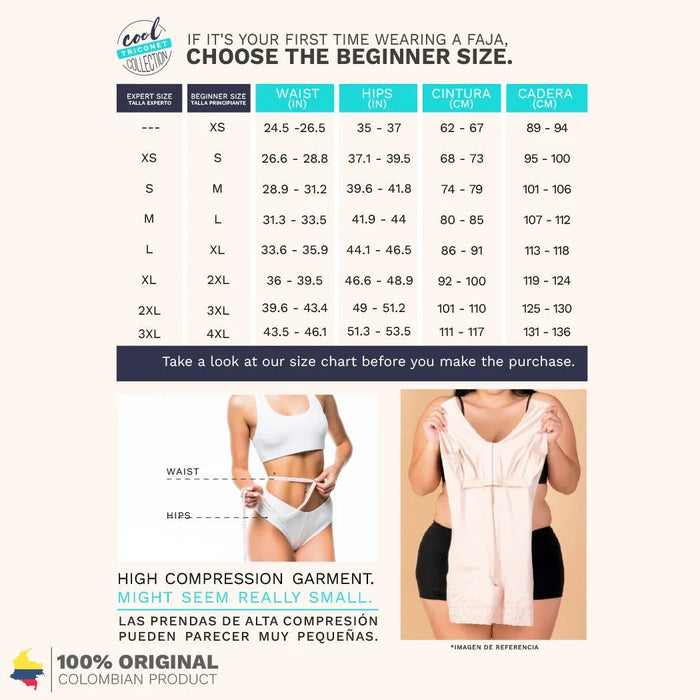 Fajas Sonryse TR70ZF – Colombian Faja Shorts | Butt Lift & Tummy Control - Colombian Shapewear | Siluets