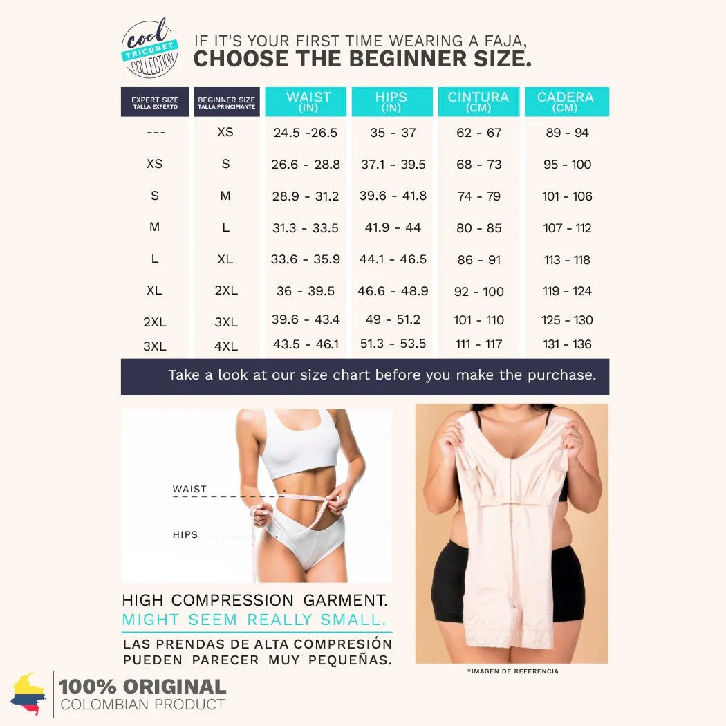 Fajas Sonryse TR72BF – Colombian Faja | Butt Lifter & Tummy Control - Colombian Shapewear | Siluets