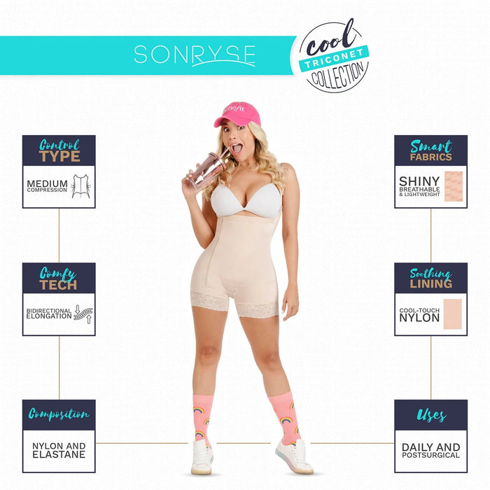 Fajas Sonryse TR70ZF – Colombian Faja Shorts | Butt Lift & Tummy Control - Colombian Shapewear | Siluets