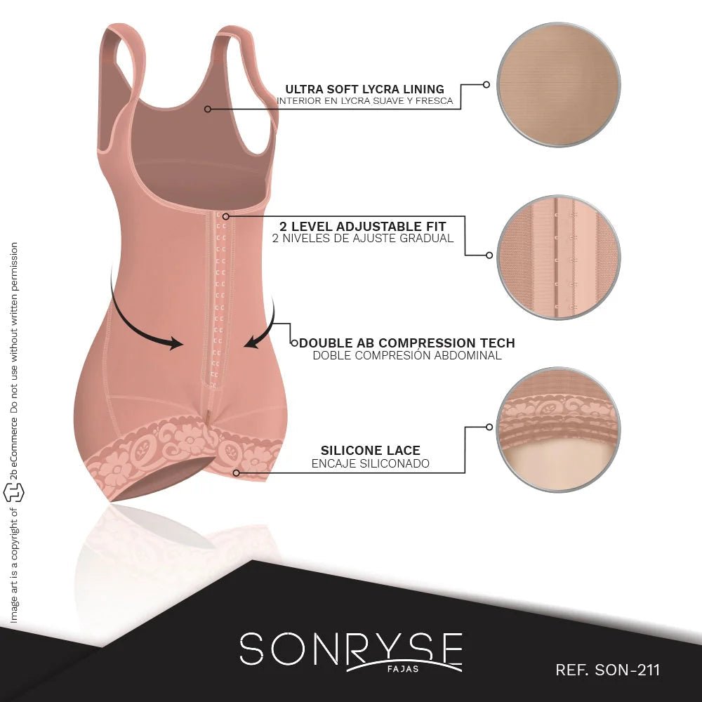 Sonryse 211 Extra Firm Shapewear for Women – Full Body Control - Colombian Shapewear | Siluets