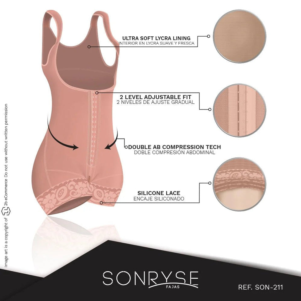 Sonryse 211 Extra Firm Shapewear for Women – Full Body Control - Colombian Shapewear | Siluets