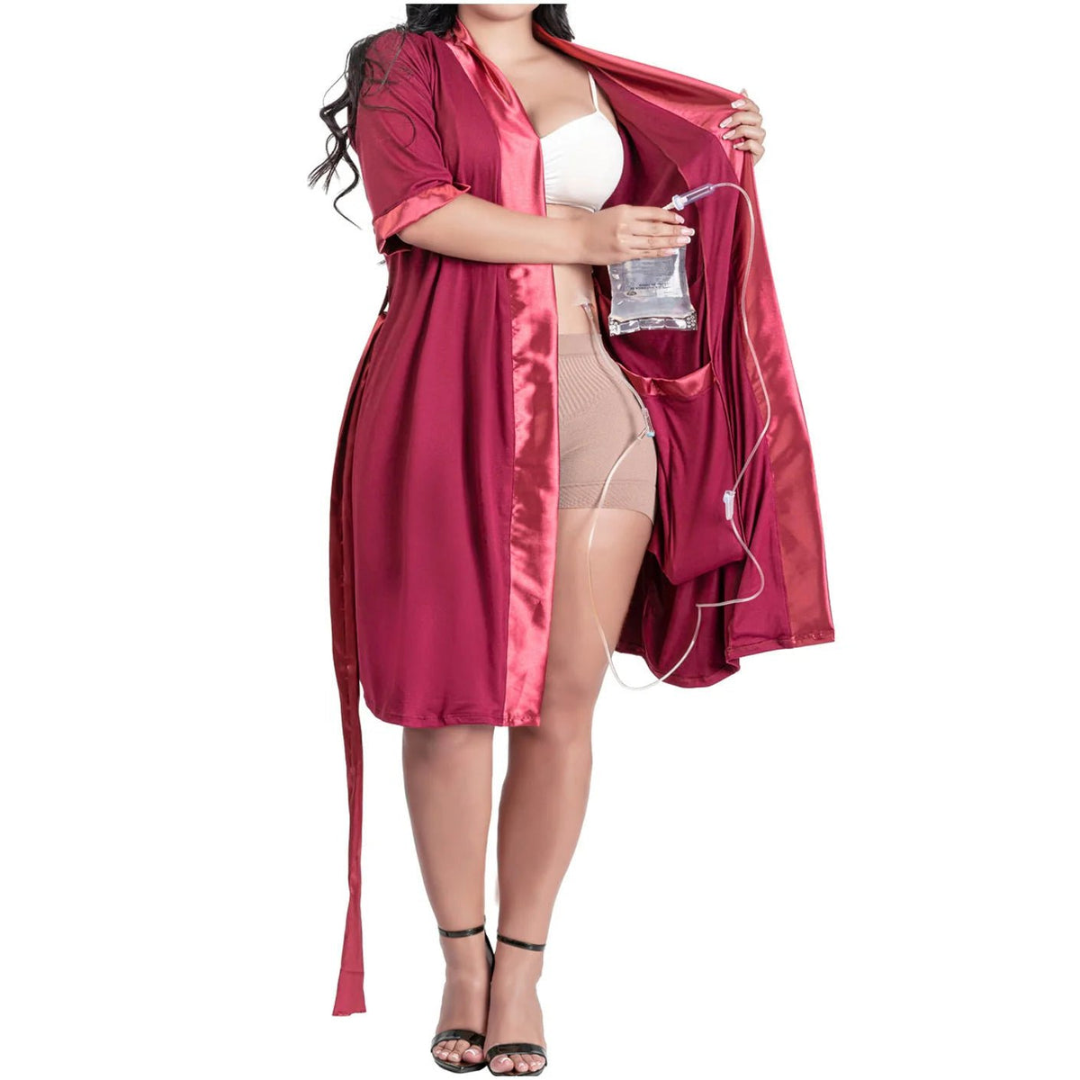 Kurvas 401VINS - M – Post - Surgery Pajamas | Mastectomy Recovery - Colombian Shapewear | Siluets