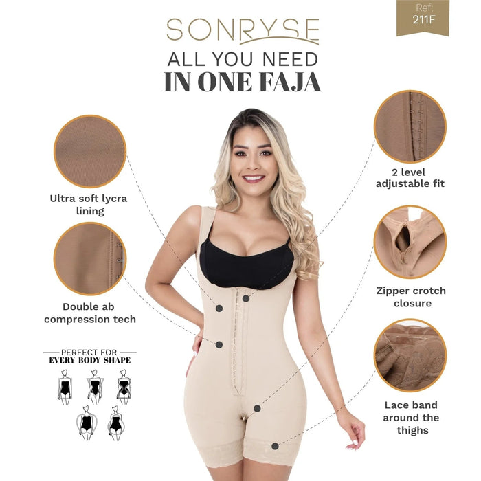 Sonryse 211 Extra Firm Shapewear for Women – Full Body Control - Colombian Shapewear | Siluets