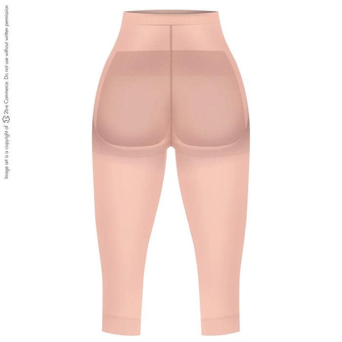 LT.Rose 21993 | High Waist Butt - Lifting Compression Capris | Knee - Length Thigh Shaper - Colombian Shapewear | Siluets
