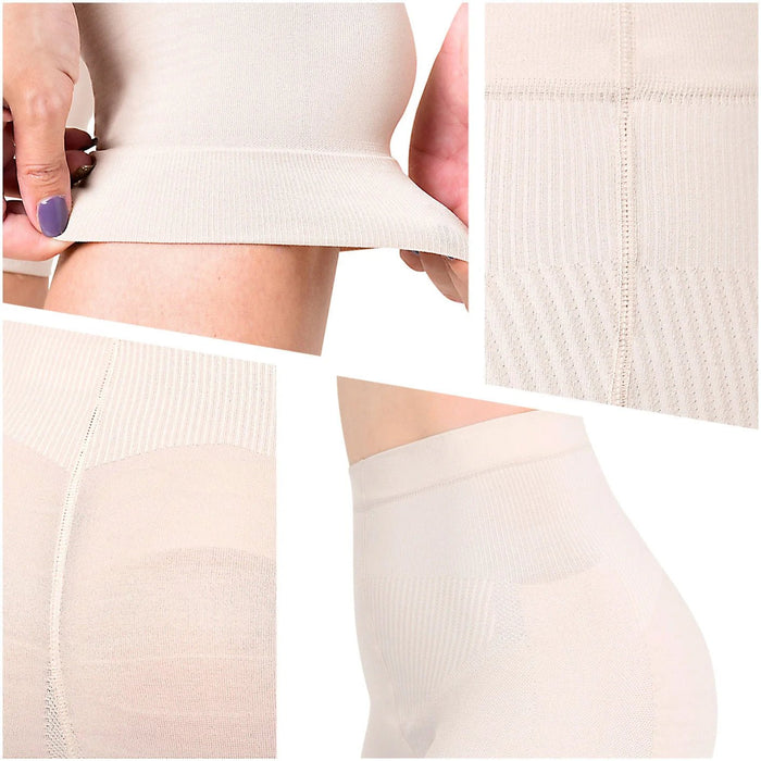 LT.Rose 21993 | High Waist Butt - Lifting Compression Capris | Knee - Length Thigh Shaper - Colombian Shapewear | Siluets