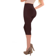 LT.Rose 21993 | High Waist Butt - Lifting Compression Capris | Knee - Length Thigh Shaper - Colombian Shapewear | Siluets