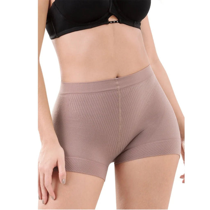 LT.Rose 21996 | High Waist Mid Thigh Fupa Control Shaper | Natural Butt Lifting Shorts - Colombian Shapewear | Siluets