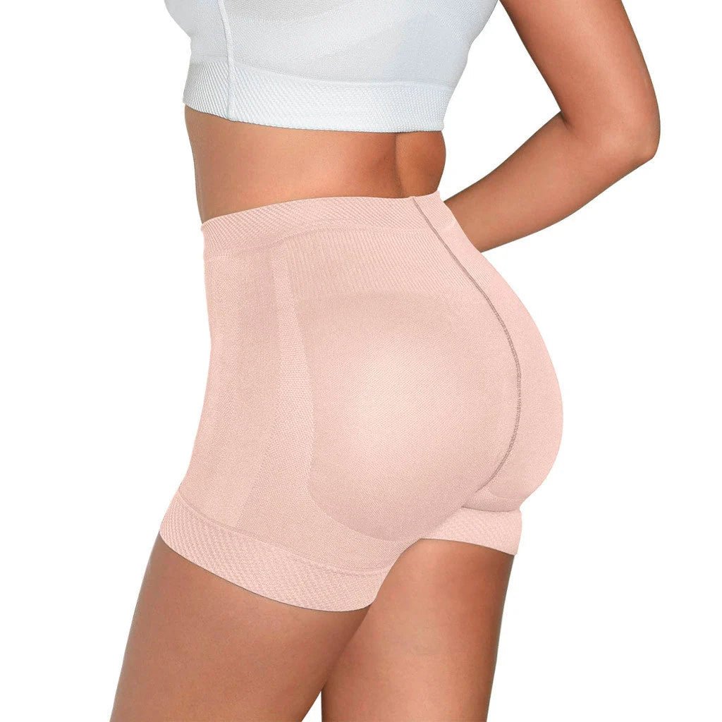 LT.Rose 21996 | High Waist Mid Thigh Fupa Control Shaper | Natural Butt Lifting Shorts - Colombian Shapewear | Siluets