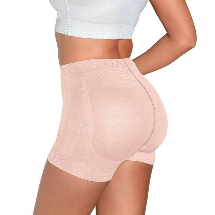 LT.Rose 21996 | High Waist Mid Thigh Fupa Control Shaper | Natural Butt Lifting Shorts - Colombian Shapewear | Siluets