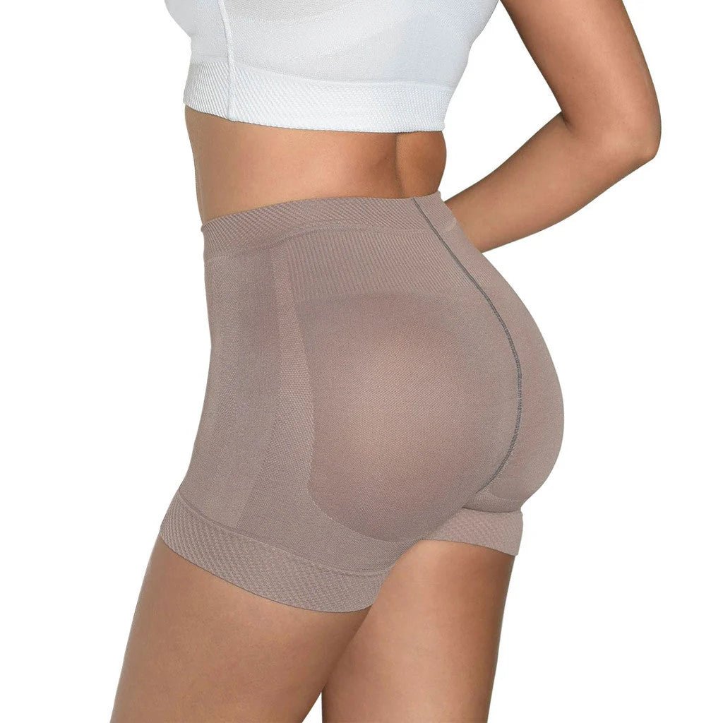 LT.Rose 21996 | High Waist Mid Thigh Fupa Control Shaper | Natural Butt Lifting Shorts - Colombian Shapewear | Siluets