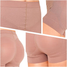 LT.Rose 21996 | High Waist Mid Thigh Fupa Control Shaper | Natural Butt Lifting Shorts - Colombian Shapewear | Siluets