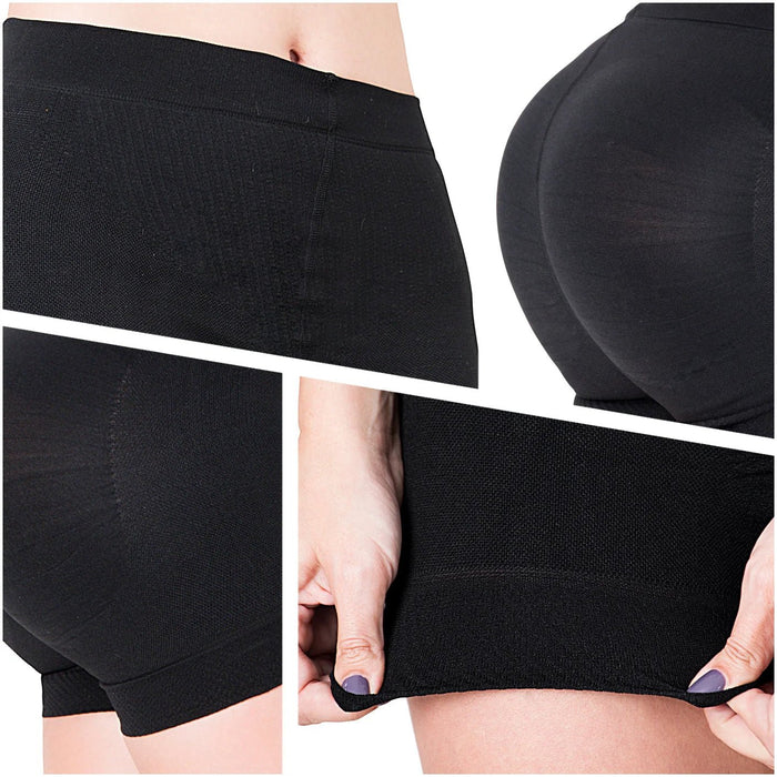 LT.Rose 21996 | High Waist Mid Thigh Fupa Control Shaper | Natural Butt Lifting Shorts - Colombian Shapewear | Siluets