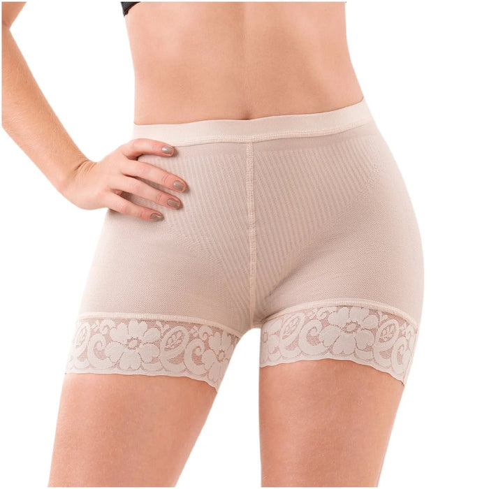 LT.Rose 23996 | High Compression Laty Rose butt shorts | Postpartum & Tummy Trimming Shaper - Colombian Shapewear | Siluets