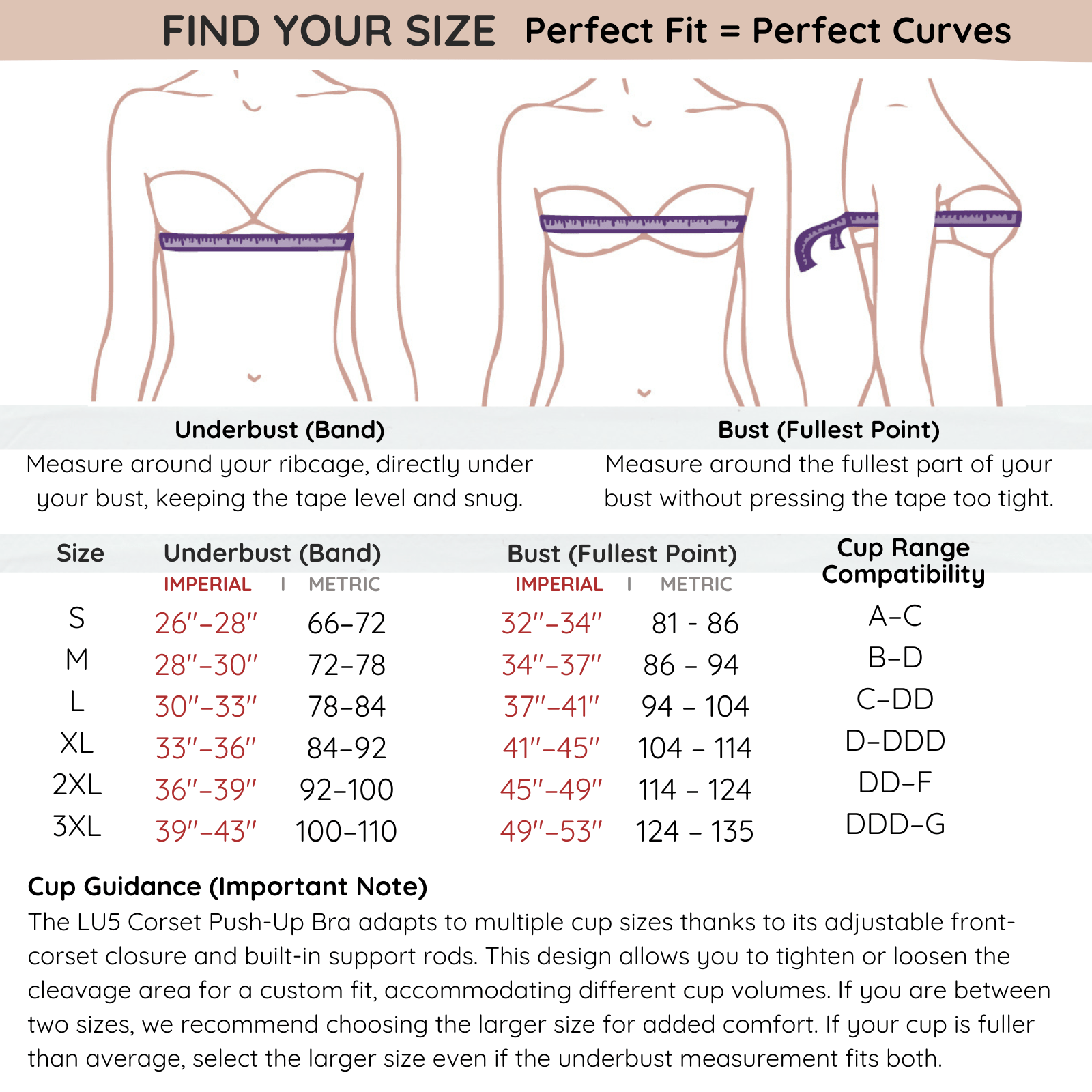 Siluet LU5 Adjustable Push - Up Bra | Natural Lift | Corset Cleavage | Back - Smoothing Support - Colombian Shapewear | Siluets