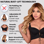 Siluet LU5 Adjustable Push - Up Bra | Natural Lift | Corset Cleavage | Back - Smoothing Support - Colombian Shapewear | Siluets