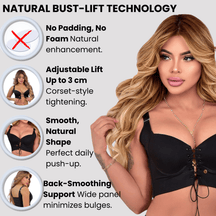 LU5 Adjustable Push - Up Bra | Natural Lift | Corset Cleavage | Back - Smoothing Support - Colombian Shapewear | Siluets