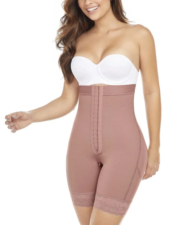 MARIAE FC304 Fajas Colombianas – High Waist Shapewear Shorts | Butt Lifting & High Compression Siluets