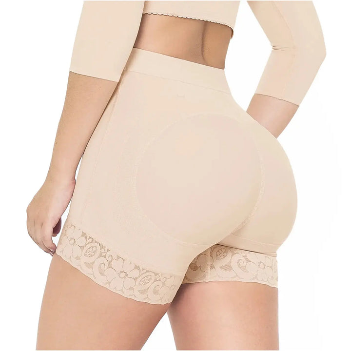 MARIAE FU101 Fajas Colombianas – High Waist Butt Lifter Shaper Shorts | High Compression Shapewear Siluets