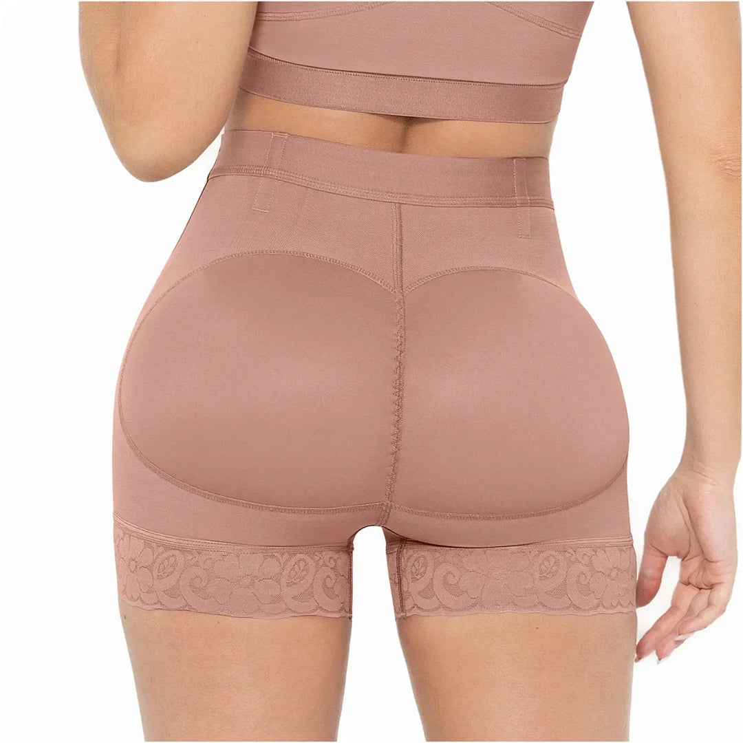 MARIAE FU101 Fajas Colombianas – High Waist Butt Lifter Shaper Shorts | High Compression Shapewear Siluets