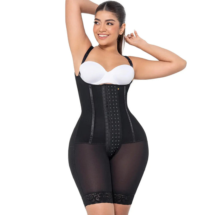 MARIAE RXC333V Fajas Colombianas Reductoras Moldeadoras Daily Use Shapewear Bodysuit High Compression Garment with Inner Elastic Bones | RA002 Siluets