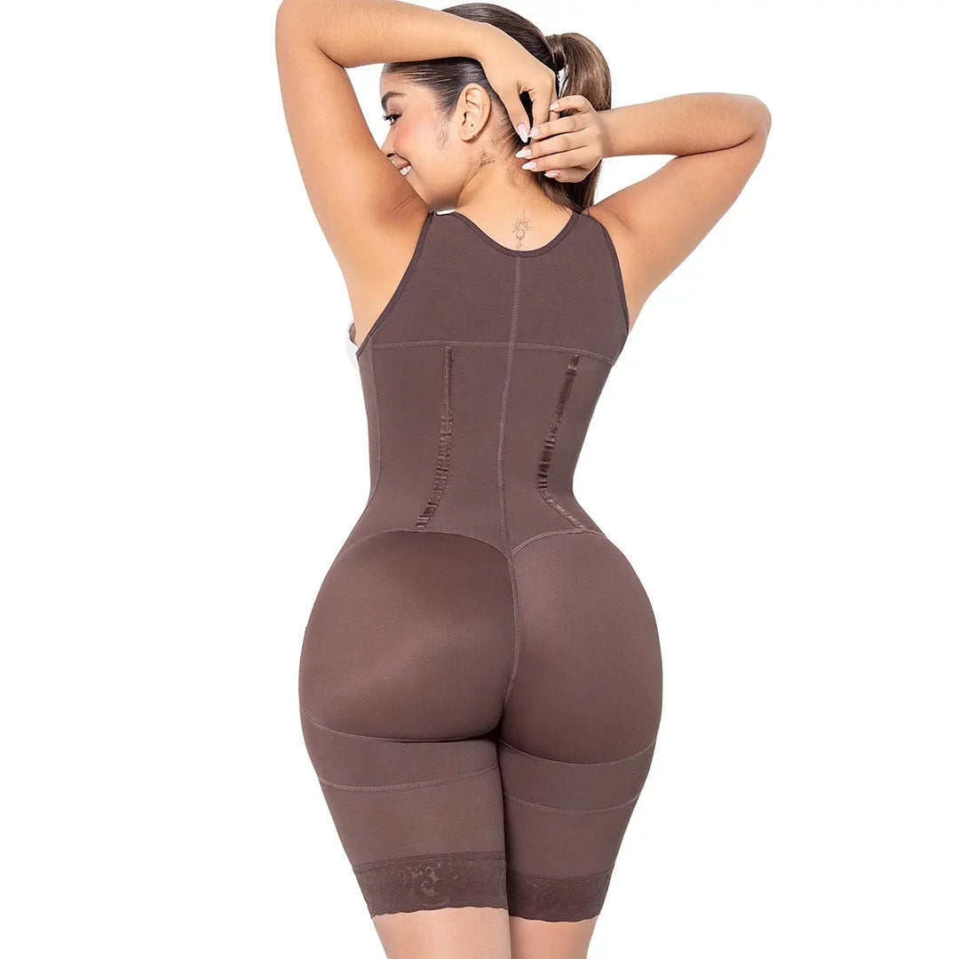 MARIAE RXC333V Fajas Colombianas Reductoras Moldeadoras Daily Use Shapewear Bodysuit High Compression Garment with Inner Elastic Bones | RA002 Siluets