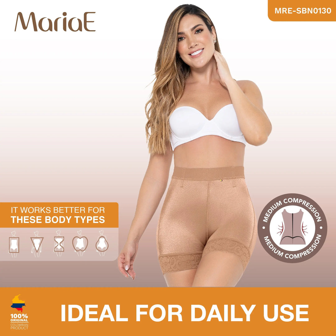 MARIAE SBN0130 | High-Waisted Butt Lifting Shapewear Shorts for Women – Fajas Colombianas Triconet Siluets