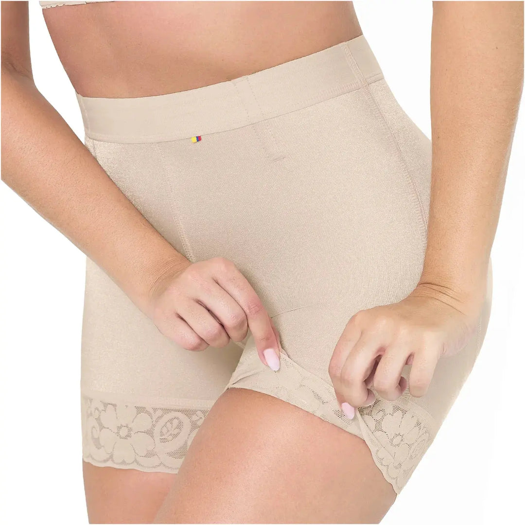 MARIAE SBN0130 | High-Waisted Butt Lifting Shapewear Shorts for Women – Fajas Colombianas Triconet Siluets