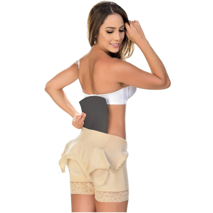 Fajas MYD MLE 003 Lumbar Board for BBL & Lipo recovery. Provides targeted compression, prevents swelling, and supports post - surgery shapewear comfort. - Colombian Shapewear | Siluets