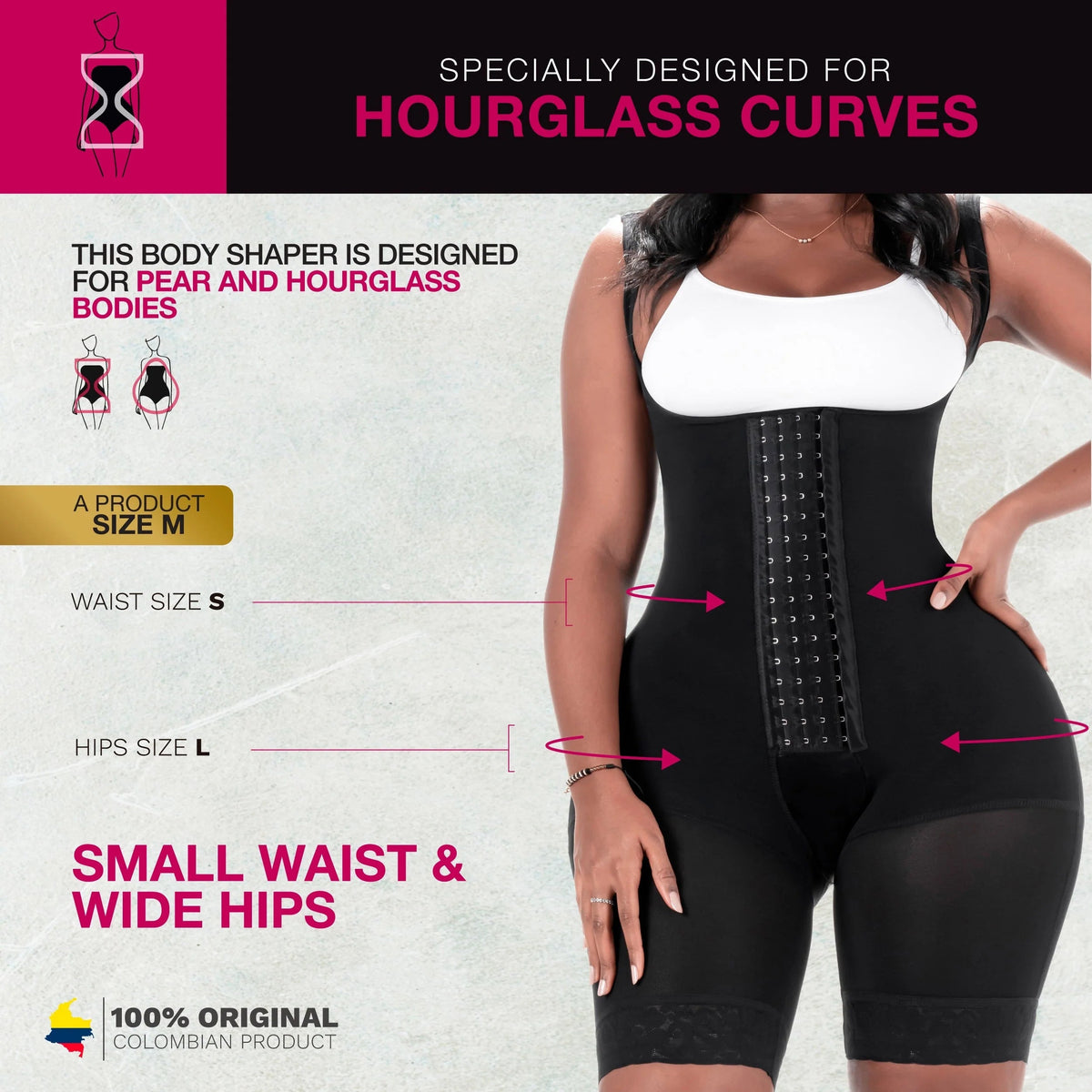 Bling Shapers 098BF – Colombian Faja | Butt Lift & Curvy Fit - Colombian Shapewear | Siluets