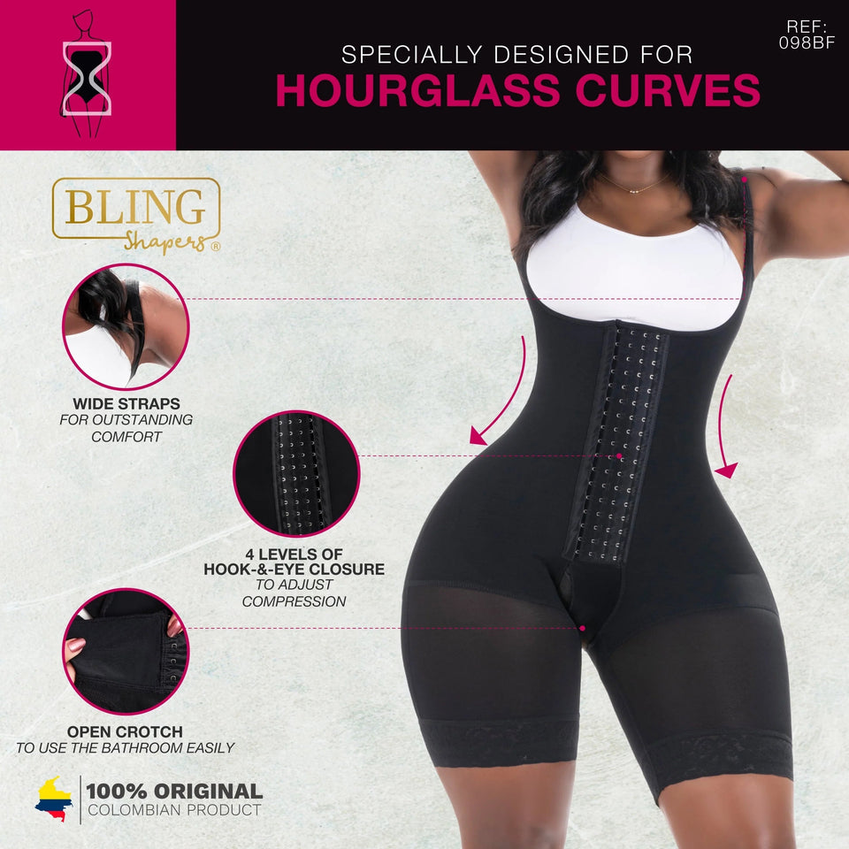 Bling Shapers 098BF – Colombian Faja | Butt Lift & Curvy Fit - Colombian Shapewear | Siluets