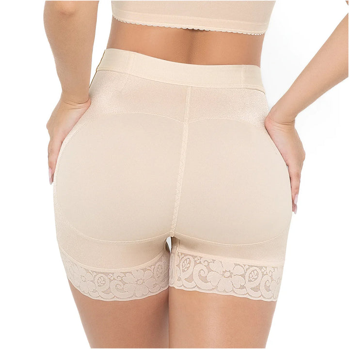 MARIAE SBN0130 Fajas Colombianas High Waisted Shapewear Shorts for Women Butt Lift Triconet | FU100