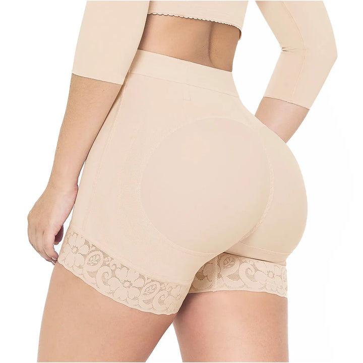 MARIAE SPN0130 Fajas Colombianas High Waisted Butt Lifter Shaper Shorts High Compression | FU101