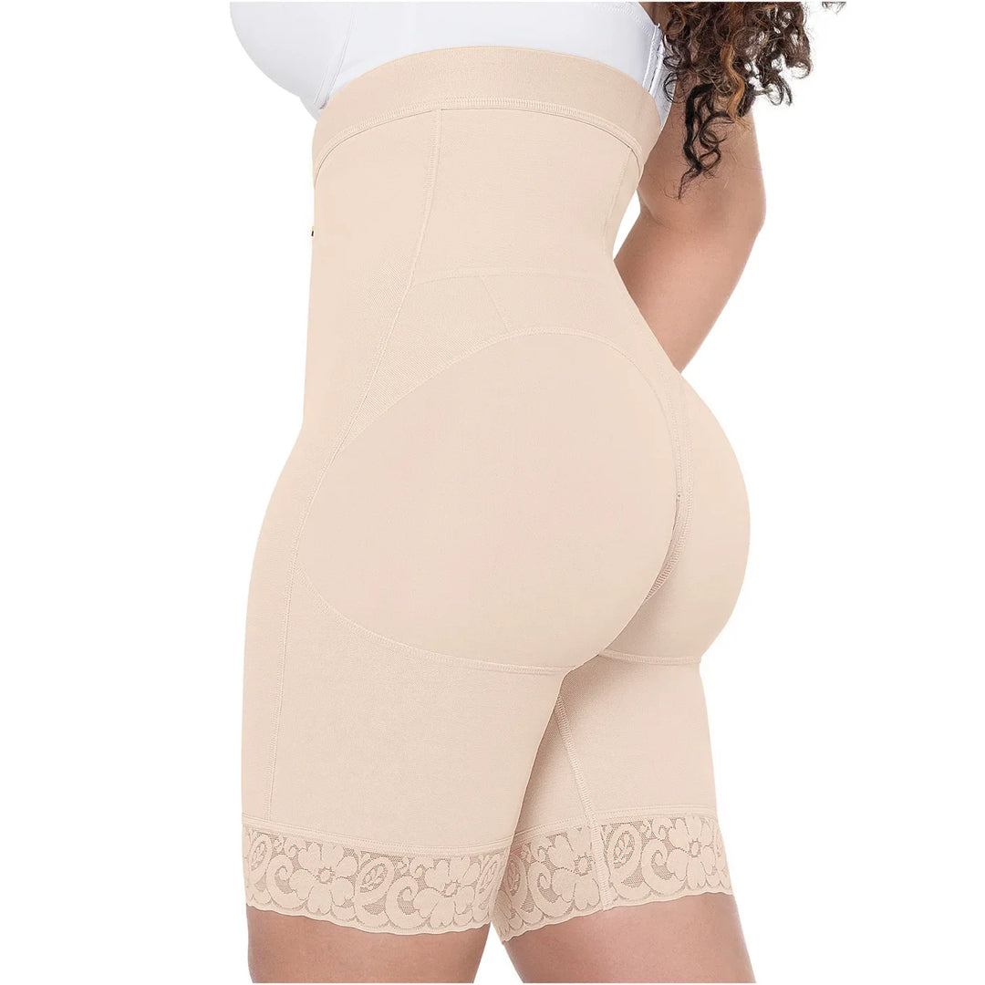 MARIAE TPD0530 Fajas Colombianas High Waisted Shaper Shorts for Women Butt Lift High Compression Front Hooks | FC304