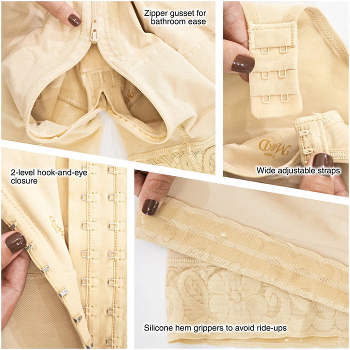 Fajas MYD 0029 – Mid - Thigh Body Shaper for Women | High Compression Colombian Shapewear - Colombian Shapewear | Siluets