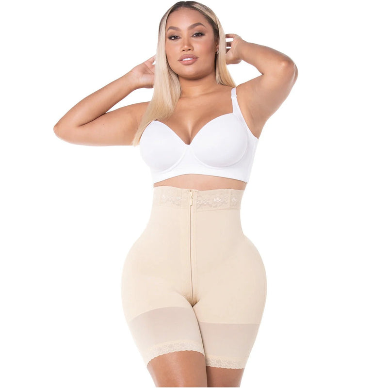 Fajas MYD 00728 – Colombian BBL Extra High - Waist Shorts | Tummy Control - Colombian Shapewear | Siluets