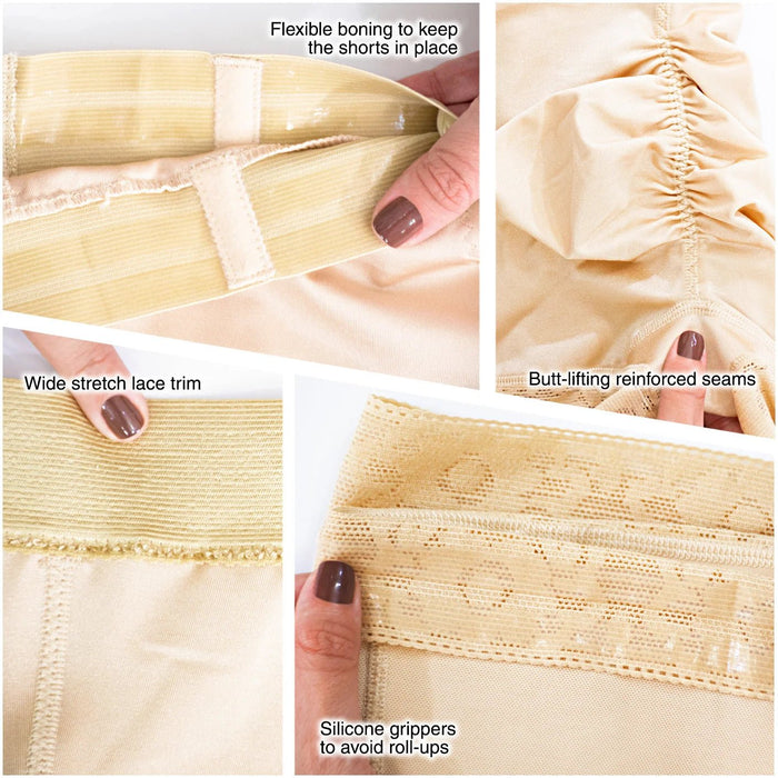 Fajas MYD 0216 – Extra High - Waisted Compression Shorts | Colombian Body Shaper - Colombian Shapewear | Siluets