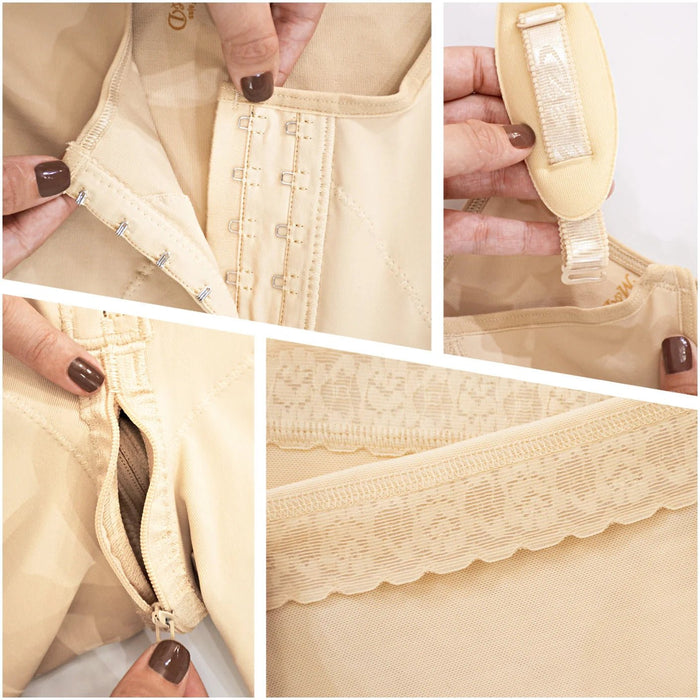 Fajas MYD 0478 – Slimming Full Body Shaper for Women | High Compression Powernet - Colombian Shapewear | Siluets