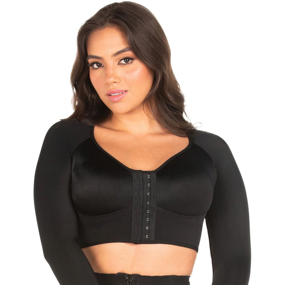 Fajas MYD B00204 – Colombian Post - Surgery Bra | Compression with Sleeves - Colombian Shapewear | Siluets