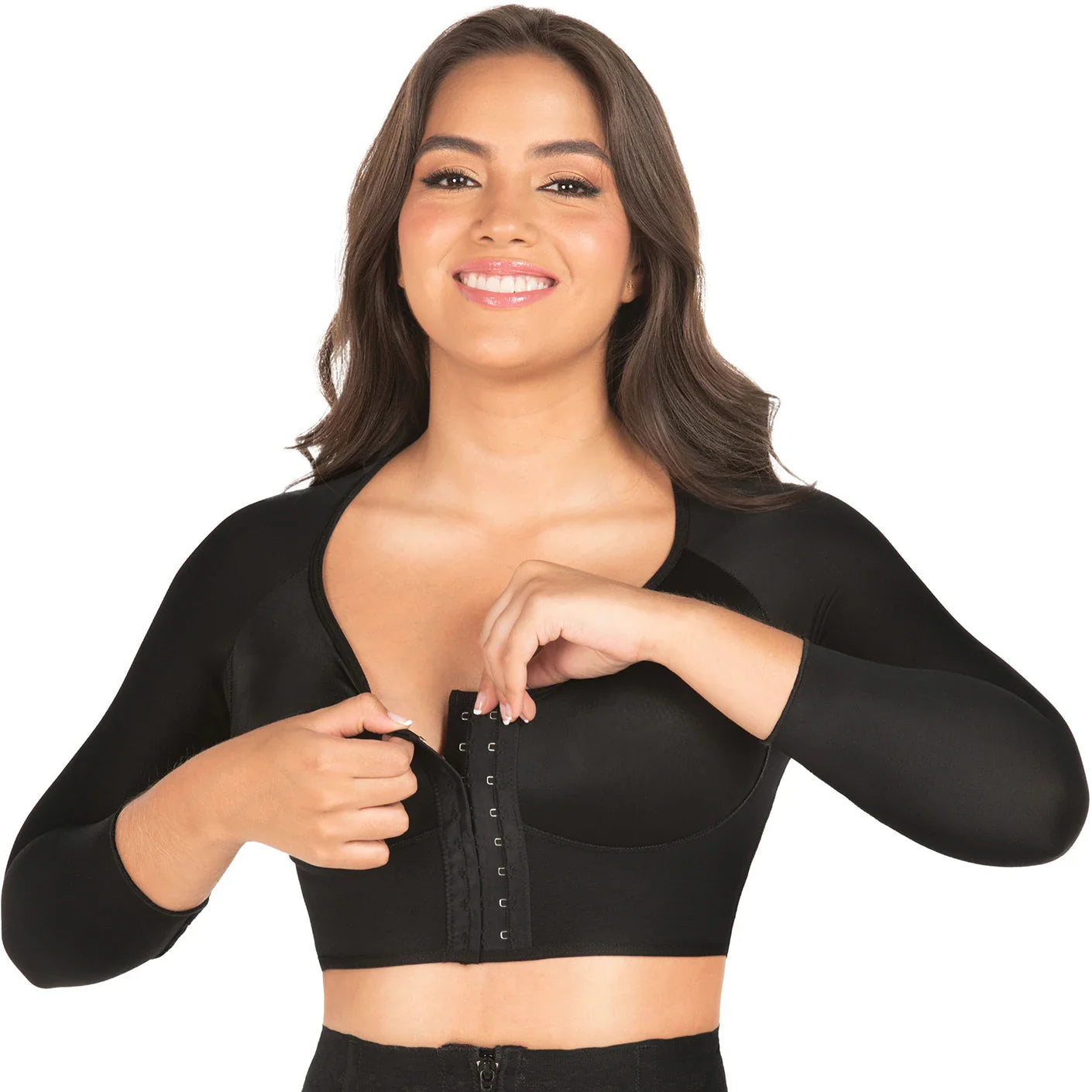 Fajas MYD B00204 – Colombian Post-Surgery Bra | Compression with Sleeves