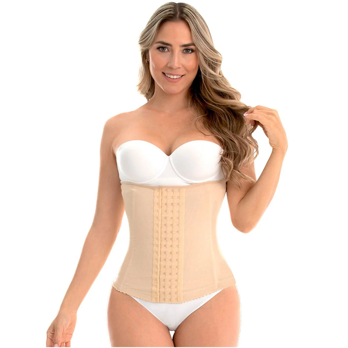 Fajas MYD C - 4057 – Colombian Strapless Waist Cincher | Tummy Control - Colombian Shapewear | Siluets