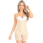Fajas MYD 0066 – Strapless Mid-Thigh Body Shaper | High Compression Shapewear
